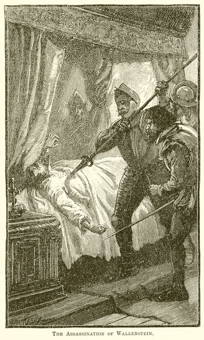 The Assassination of Wallenstein by English School