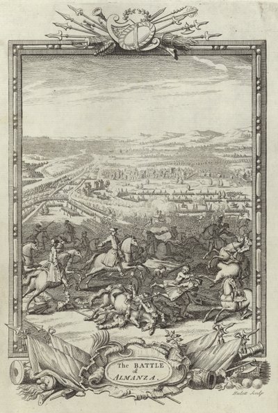 The Battle of Almanza by English School