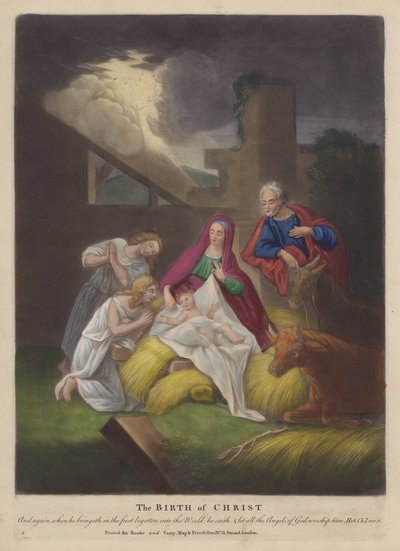 The Birth of Christ by English School