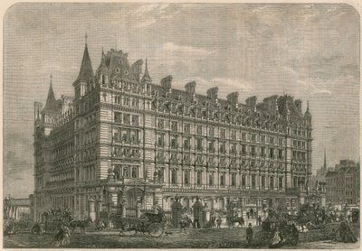 The Charing-Cross Railway Station and Hotel by English School