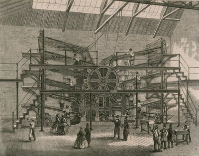 The Daily Telegraph Ten-Feeder Printing Machine by English School