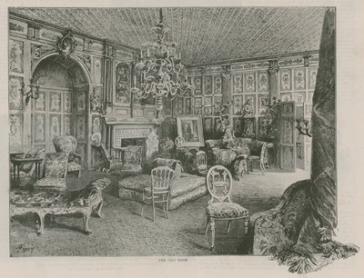 The Gilt Room, Holland House by English School