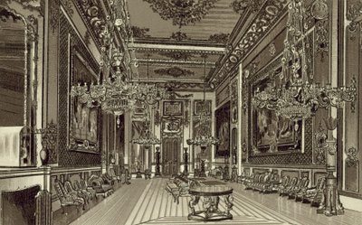 The Grand Reception Room, Windsor Castle by English School