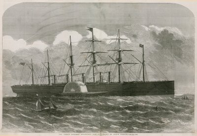 The Great Eastern Steam Ship by English School