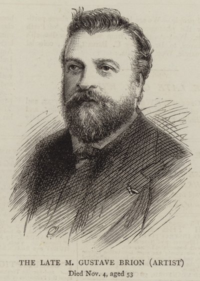 The Late M Gustave Brion, Artist by English School