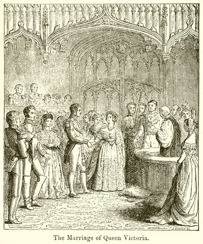 The Marriage of Queen Victoria by English School