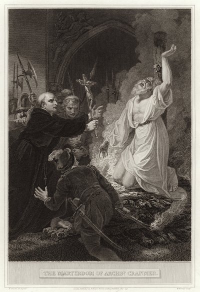 The Martyrdom of Archbishop Cranmer by English School