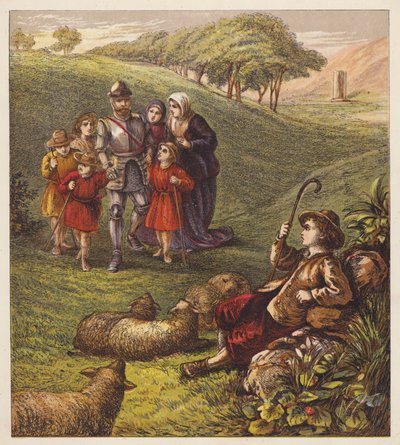 The Pilgrim Children by English School