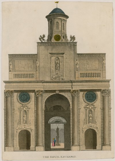 The Royal Exchange, London by English School