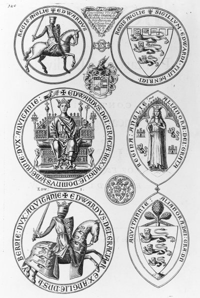 The Seals of Edward I by English School