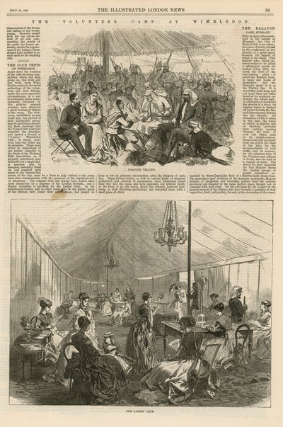 The Volunteer Camp at Wimbledon by English School