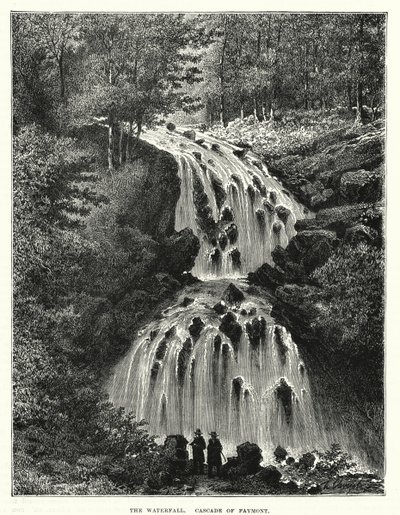 The Waterfall, Cascade of Faymont by English School