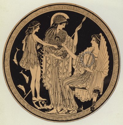 Theseus brought before Amphitrite by English School