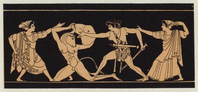 Theseus Slaying the Minotaur by English School