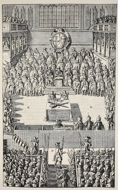 Trial of Charles I, 4th January 1649 by English School