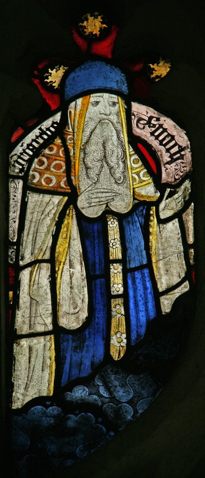 Window depicting Enoch by English School