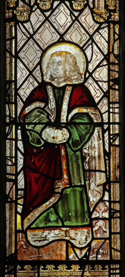 Window depicting St John by English School