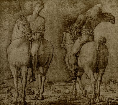 Two Riders by Ercole de Roberti