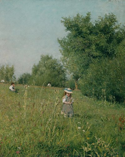 Sunshine, Pipping by Erik Theodor Werenskiold