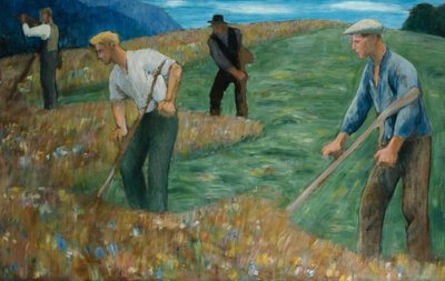 The Mowers by Erik Theodor Werenskiold