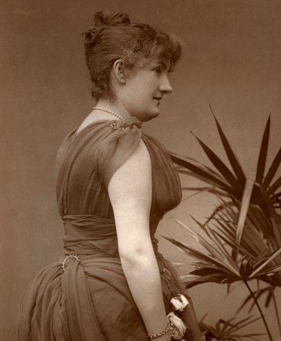 Miss Edith Woodworth, British actress by Ernest Barraud