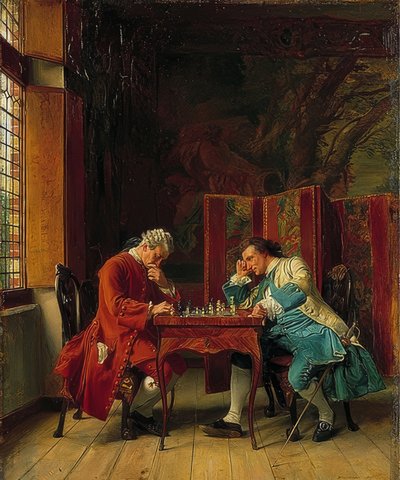 The Chess Players by Jean Louis Ernest Meissonier