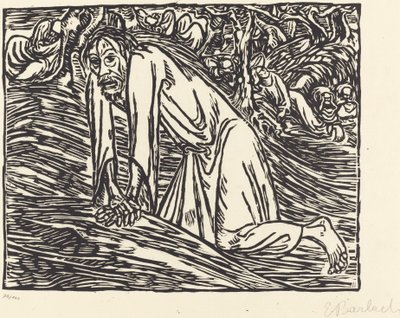 Christ in Gethsemane by Ernst Barlach