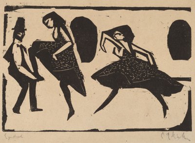 Acrobatic Dance by Ernst Ludwig Kirchner