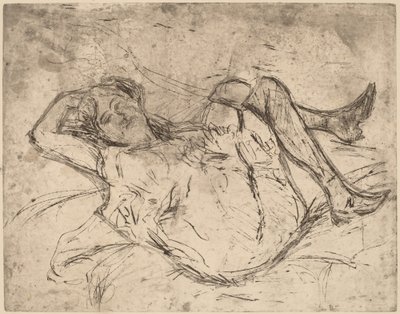 Dreaming Girl by Ernst Ludwig Kirchner