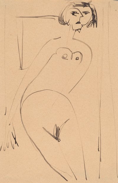 Nude, Early 20th Century by Ernst Ludwig Kirchner