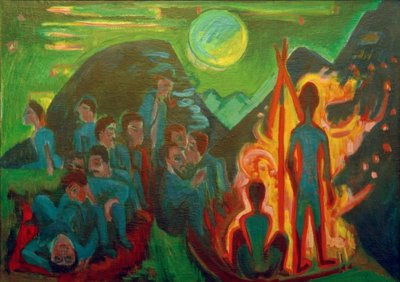 Federal Fire by Ernst Ludwig Kirchner