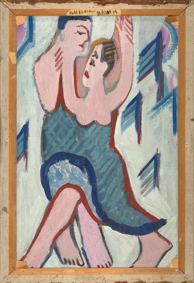 Dancing Couple in the Snow by Ernst Ludwig Kirchner