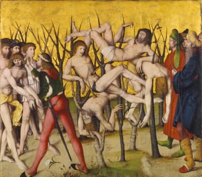 Martyrdom of the 10,000 Knights by Erster Zürcher Nelkenmeister