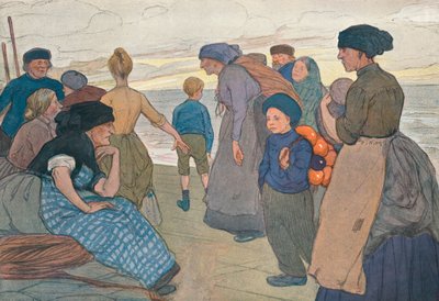 Yorkshire Fisherfolk by Ethel Kate Burgess