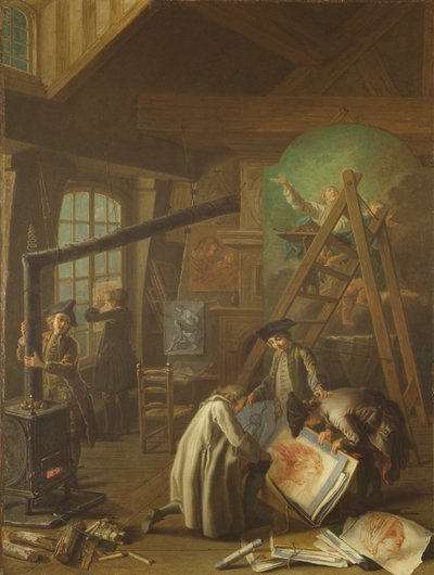 Interior of an Artist