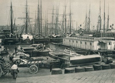 Port of Naples, Italy, 1927 by Eugen Poppel