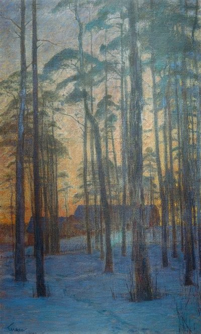 Where the Forest Thins by Eugen Prinz von Schweden