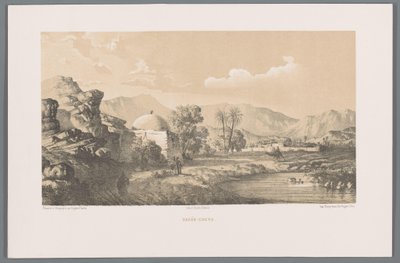 View of Darabgerd (Darâb-Cherd) by Eugene Flandin