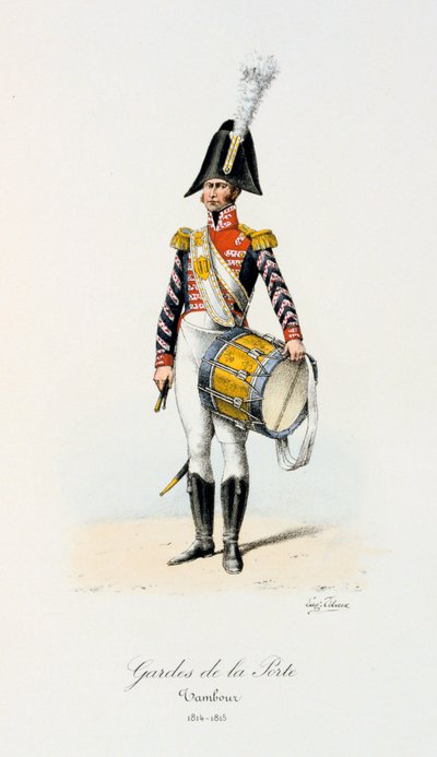 Gardes de la Porte, Drummer by Eugene Titeux