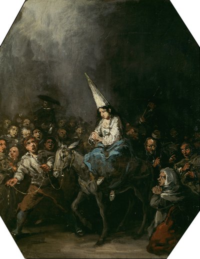 Convicted by the Inquisition by Eugenio Lucas Velázquez