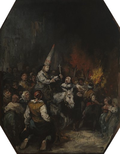 Convicted by the inquisition by Eugenio Lucas Velázquez