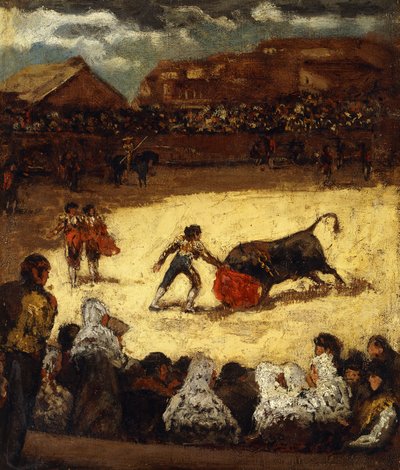 The Bullfight by Eugenio Lucas y Padilla