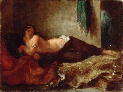 An Odalisque, ca. 1849 by Eugène Delacroix