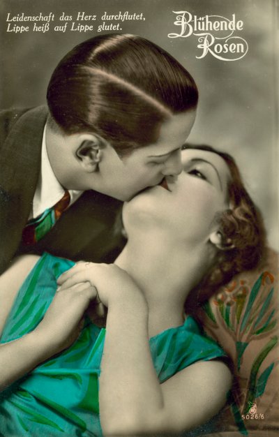 Couple Kissing by European Photographer