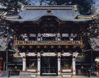 Nikko, Toshogu, Yomei-mon, from within by European Photographer