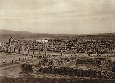 Timgad, General view by European Photographer