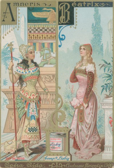 Amneris and Beatrix by European School