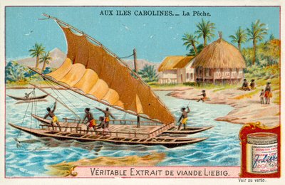 Fishing, Caroline Islands by European School