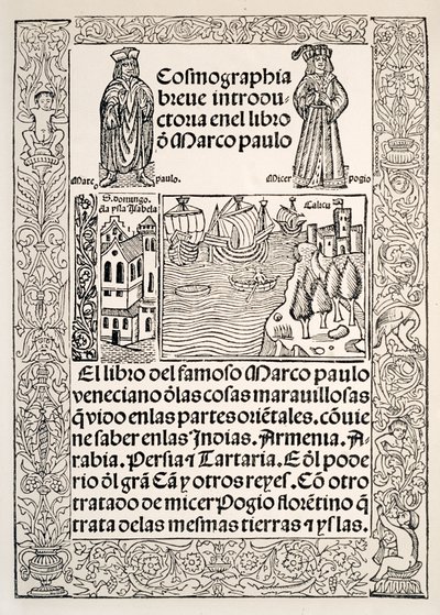 Frontispiece to Marco Polo