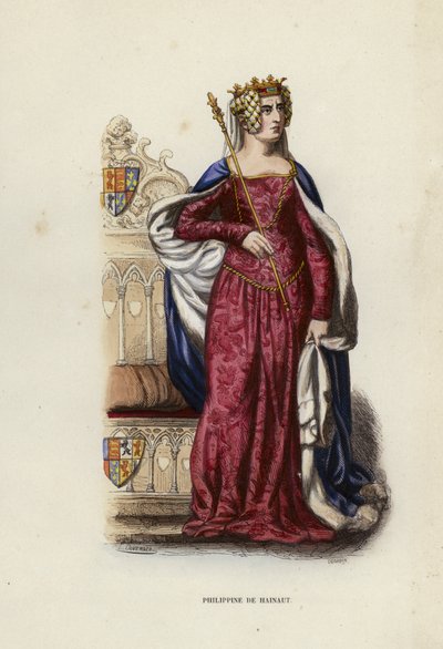 Philippa of Hainault by European School